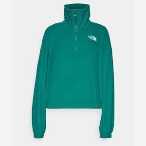 The North Face Men’s Teal Quarter-Zip Fleece
